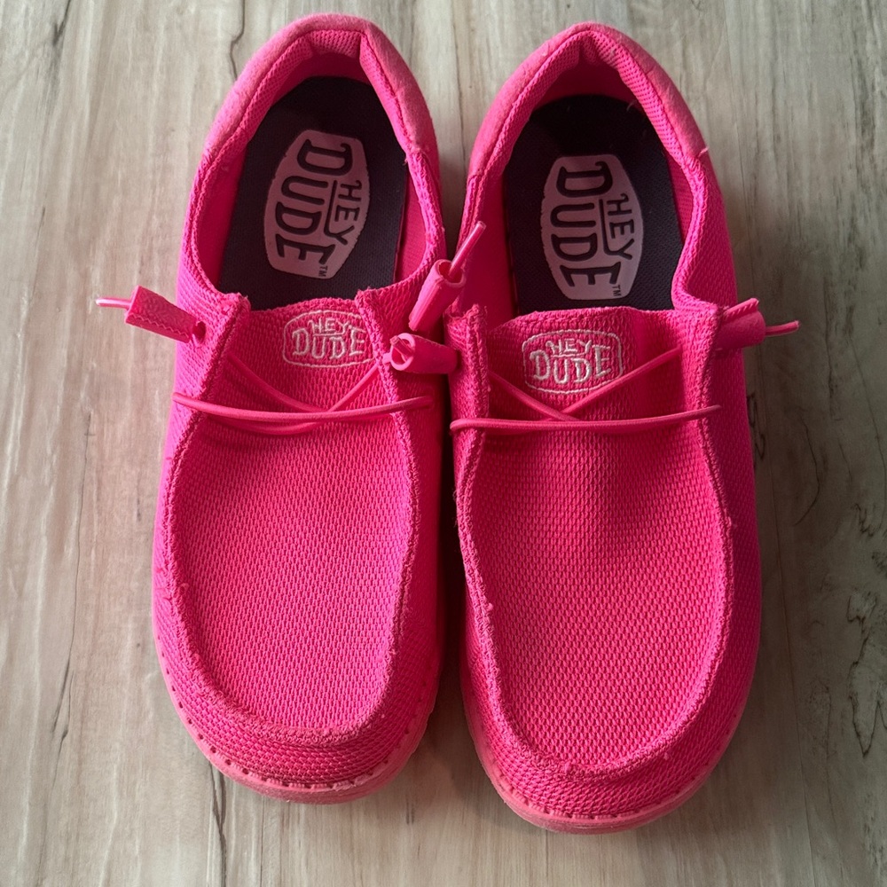 Hey Dude Pink Slip-On Shoes
